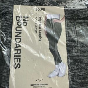 Pack of 2-No Boundaries Heathered Gray Leggings
